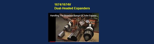 Operation Video: 1674 and 1674V Dual Headed Expanders